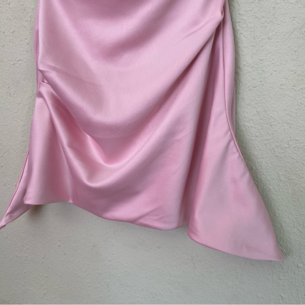 HOUSE OF CB 'Jasmine' Rose Pink Draped Strapless Corset Dress NWOT size XS - Picture 6 of 16